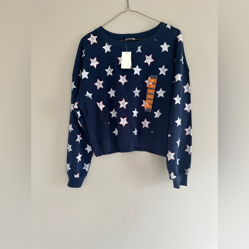 Steve Madden Navy Star Sweater